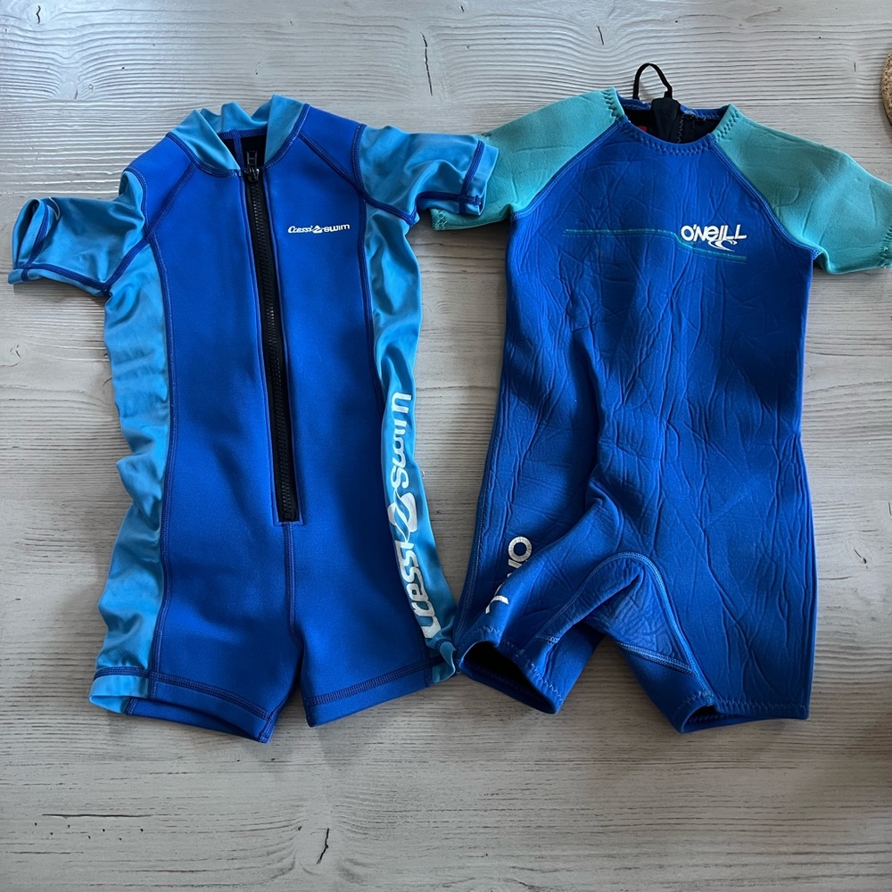 Toddler size 2 short sleeve wetsuit/water outfit
